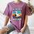 Ducks Books Lover Easily Distracted By Ducks & Books Women's Comfort Colors T-Shirt Blue Jean