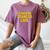 Dungeon Crawler Carl Yellow Text Logo LitRPG Series Book Women's Comfort Colors T-Shirt Blue Jean Dungeon Crawler Carl Yellow Text Logo LitRPG Series Book Women's Comfort Colors T-Shirt Blue Jean