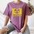 Fallout Shelter Nuclear War Radioactive Nostalgia T-Shirt Women's Comfort Colors T-Shirt Blue Jean