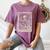 Floral The Reader Tarot Card Skeleton Reading Book Women's Comfort Colors T-Shirt Blue Jean