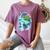 Frutiger Aero Women's Comfort Colors T-Shirt Blue Jean