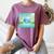 Frutiger Aero Y2k Aesthetic Palm Trees Cyber Beach World Women's Comfort Colors T-Shirt Blue Jean Frutiger Aero Y2k Aesthetic Palm Trees Cyber Beach World Women's Comfort Colors T-Shirt Blue Jean