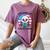 A Good Day To Read a Book Reading Eagle With American Flag Women's Comfort Colors T-Shirt Blue Jean
