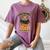 Groundhogs Prefer Books Over Winter February Women's Comfort Colors T-Shirt Blue Jean