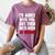 Humor Sarcastic Introvert Quote I'd Agree With You Women's Comfort Colors T-Shirt Blue Jean