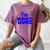I'm Done Sarcastic Introvert Introversion Women's Comfort Colors T-Shirt Blue Jean
