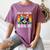 Introvert Cat How Do I Block You Retro Cat Sarcastic Men Women Girls Women's Comfort Colors T-Shirt Blue Jean