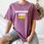 Introvert Vibes Only Women's Comfort Colors T-Shirt Blue Jean
