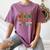 Just Booked For The Holidays Gingerbread Women's Comfort Colors T-Shirt Blue Jean