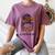 Just a Girl Who Loves Books Pajamas Shirt Reading Book Lover Women's Comfort Colors T-Shirt Blue Jean