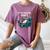 Lazy Raccoon Sarcastic Introvert Humor Japanese Animal Women's Comfort Colors T-Shirt Blue Jean