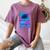 Lofi Reverie Analog Dreams Pixel 90s Desktop VHS Nostalgia Women's Comfort Colors T-Shirt Blue Jean