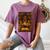 Melanin Girl Locs Book Lover Librarian Teacher Student Women's Comfort Colors T-Shirt Blue Jean