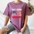 In Memory Of The Brave Man & Woman Memorial Day Women's Comfort Colors T-Shirt Blue Jean