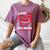 In My Memory Of My Mom VASCULITIS AWARENESS Women's Comfort Colors T-Shirt Blue Jean