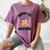 Nerdy By Nature Chibi Cute Book Lover Women's Comfort Colors T-Shirt Blue Jean