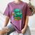 Octopus Reading Book Reading Bookworm Reader Women's Comfort Colors T-Shirt Blue Jean