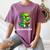 Readasaurus Reading Dinosaur Book Reader Bookworm Women's Comfort Colors T-Shirt Blue Jean