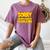 Sorry Im Not Good At Peopleing Introvert Women's Comfort Colors T-Shirt Blue Jean