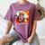 Squirrel Reading Comic Book On Autumn Branch Glasses Leaves Women's Comfort Colors T-Shirt Blue Jean