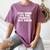 Stay Home It's Too Peopley Out There Introvert Sarcastic Women's Comfort Colors T-Shirt Blue Jean