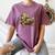 Sulcata Tortoise Reading A Book Women's Comfort Colors T-Shirt Blue Jean