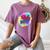 Totally 80's Tie Dye Retro Vibes 1980s Style Nostalgia Women's Comfort Colors T-Shirt Blue Jean