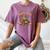 Unearth a Story Dinosaur Reading Books Summer 2026 Women's Comfort Colors T-Shirt Blue Jean