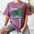 I Wear Green In Memory Of My Mom Liver Cancer Awareness Day Women's Comfort Colors T-Shirt Blue Jean