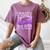 I Wear Purple In Memory Of My Dad Alzheimer's Awareness Day Women's Comfort Colors T-Shirt Blue Jean I Wear Purple In Memory Of My Dad Alzheimer's Awareness Day Women's Comfort Colors T-Shirt Blue Jean