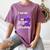 I Wear Purple In Memory Of My Husband Overdose Awareness Women's Comfort Colors T-Shirt Blue Jean I Wear Purple In Memory Of My Husband Overdose Awareness Women's Comfort Colors T-Shirt Blue Jean