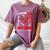 I Wear Red In My Memory Of My Mom Heart Disease Awareness Women's Comfort Colors T-Shirt Blue Jean I Wear Red In My Memory Of My Mom Heart Disease Awareness Women's Comfort Colors T-Shirt Blue Jean