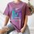 I Wear Teal And Purple In Memory Of My Girlfriend Women's Comfort Colors T-Shirt Blue Jean