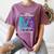I Wear Teal And Purple In Memory Of My Nephew Women's Comfort Colors T-Shirt Blue Jean I Wear Teal And Purple In Memory Of My Nephew Women's Comfort Colors T-Shirt Blue Jean
