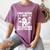 I Went Outside Once Introverts Joke Social Loner Women's Comfort Colors T-Shirt Blue Jean