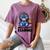 Wild About Reading Book Lover Gorilla Women's Comfort Colors T-Shirt Blue Jean