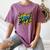ZAP Comic Book Retro Artwork – Cartoon Collector Women's Comfort Colors T-Shirt Blue Jean