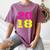 2018 Big Neon Numbers For The New Year Or Graduation Women's Comfort Colors T-Shirt Moss