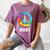 2021 Graduation Class Year Tie Dye Peace Sign Graduate Shirt Women's Comfort Colors T-Shirt Moss
