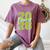 Class Of 2026 Graduation Varsity Lime Green Letters Women's Comfort Colors T-Shirt Moss