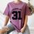Class Of 31 Date High School Kindergarten Graduation Shirt Women's Comfort Colors T-Shirt Moss