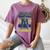 DC Comics Graduation Batman The Grad Power Stance Women's Comfort Colors T-Shirt Moss