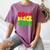 Dope Teacher African American Graduation History Month Women's Comfort Colors T-Shirt Moss
