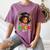 Future HBCU Grad Girl Kids Graduation HBCU College Women's Comfort Colors T-Shirt Moss