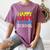 Happy Last Day Of School Graduation Teachers Student Women's Comfort Colors T-Shirt Moss