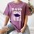 High School Graduation T Shirt Flag College Graduation Women's Comfort Colors T-Shirt Moss