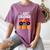 I Just Crushed Kindergarten Monster Graduation Shirt Women's Comfort Colors T-Shirt Moss