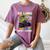 Kindergarten Graduate 2025 Kindergarten Graduation Dino Trex Women's Comfort Colors T-Shirt Moss