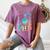 PhD Graduation Dead Inside But i Got My PhD Tie Dye Funny Women's Comfort Colors T-Shirt Moss