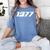 1977 Printed For 70's Birthdays Events Graduations T-Shirt Women's Comfort Colors T-Shirt Blue Jean